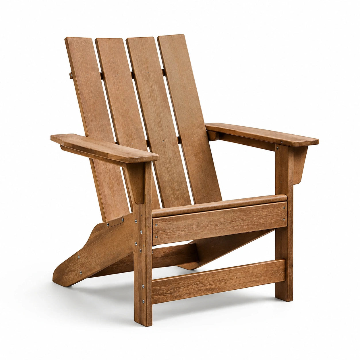 Adirondackstuhl aus Holz Braun