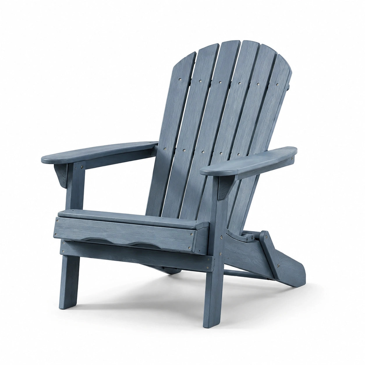 Adirondack Stuhl Blau Kiefernholz