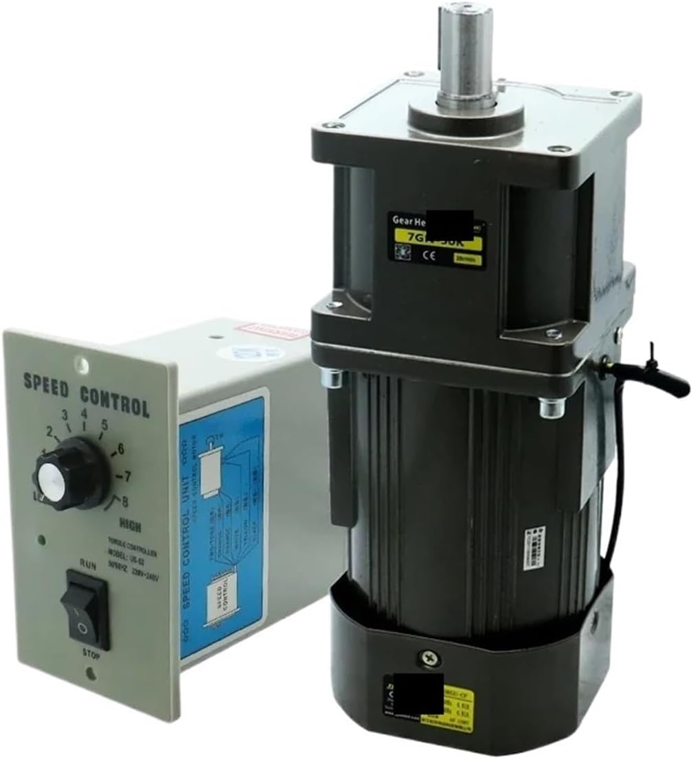 ZXAOMMBEA Stromerzeuger, 400 W, 220 V, 22 mm, Schwarz/Silber, Motor Wechselstrommotor 50/60 Hz Einphasen-Asynchronmotor