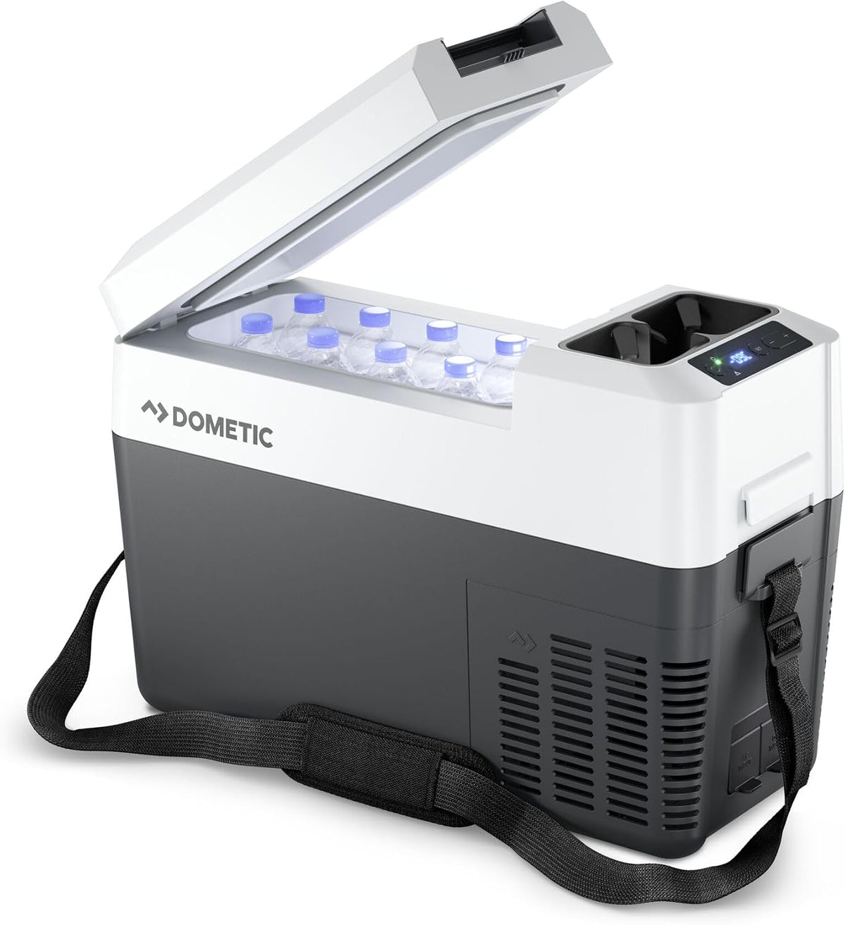 DOMETIC Kompressor, 13 Liter, 230 V, Weiß/Grau, CFF 12 -Kühlbox, leicht, 12/ für Auto, Boot, Wohnmobil und Steckdose
