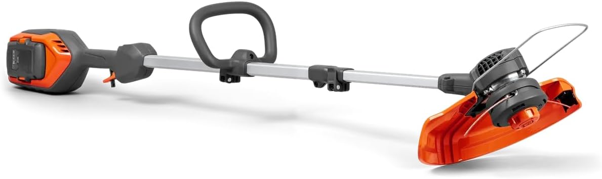 Husqvarna Rasentrimmer, 31 cm, 36 V, Orange/Schwarz, 215iL Akku- - Kabelloser Trimmer mit bürstenlosem Motor, Schnittbreite
