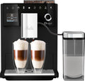 Melitta Kaffeevollautomat, Schwarz/Silber, CI Touch - mit Milchsystem, Kaffeemaschine mit integrierter Kaffeemühle