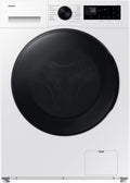 Samsung Waschtrockner, 60 x 85 x 48 cm, 5 kg, Weiß/Schwarz, Crystal Clean Slim WD90DG5G34BE, WLAN, Ecobubble, Dampfreiniger