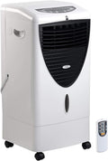 Sichler Haushaltsgeräte Klimaanlage, 150 W, 20 l, Weiß/Schwarz, Raumluftkühler: 3in1-Luftkühler, befeuchter und Ionisator