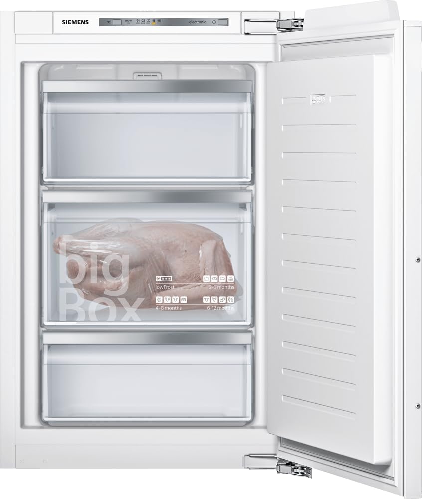 Gorenje FNCI517E41WF Einbaugefrierschrank, 95 L, Weiß, Siemens GI21VADD0 iQ500 Einbau-, Made in Germany, 140 kWh pro Jahr