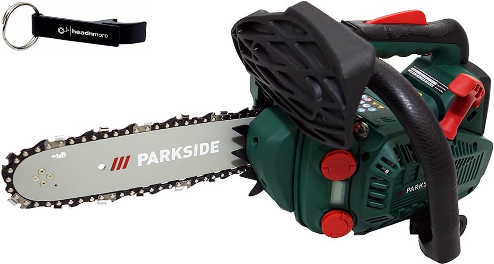 HEADNMORE Kettensäge, grün/schwarz/rot, Bundle - PARKSIDE® Benzin Baumpflegesäge PBBPS 700 + ®