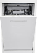 HEINNER Geschirrspüler, 45 cm, Weiß, HDW-BI4593TE++ Integrierter Einbau‑, 10Maßgedecke, 9Programme inkl. Mini14'