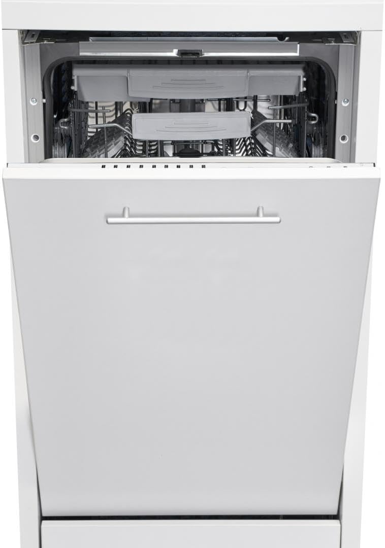 HEINNER Geschirrspüler, 45 cm, Weiß, HDW-BI4593TE++ Integrierter Einbau‑, 10Maßgedecke, 9Programme inkl. Mini14'