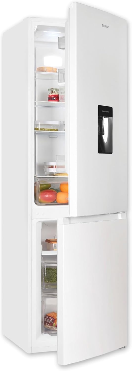 Exquisit Kühl-Gefrierkombination, 251 L, Weiß, KGC265-70-NF-WS-040C weiss, Volumen, Kühl Gefrierkombination No-frost