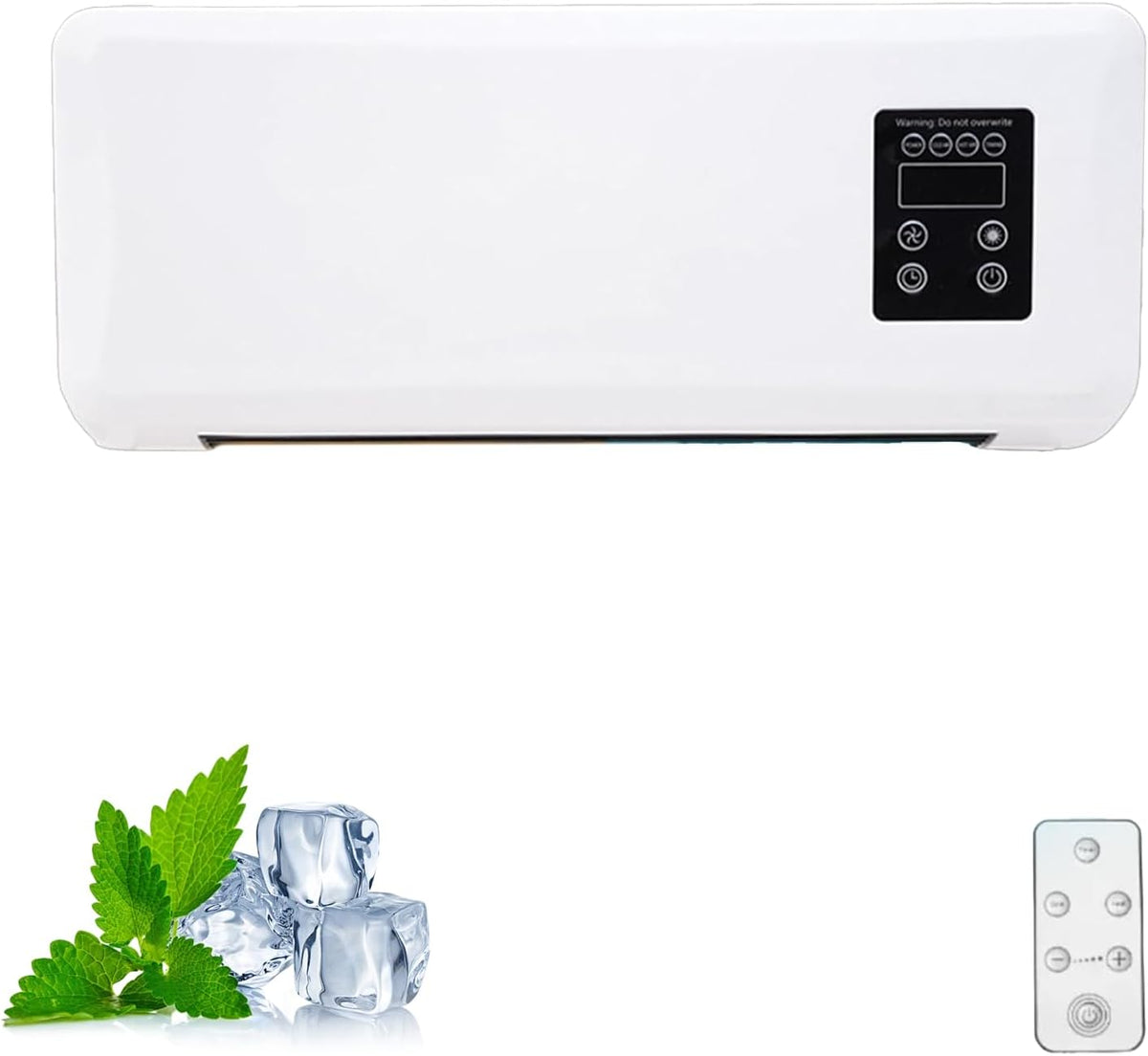 ZYGPH Split-Klimaanlage, Weiß, 2-in-1 Wandklimaanlage mit Heiz- und Kühlfunktion, Klimaanlage ohne Außengerät