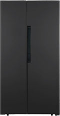 PKM Side-by-Side-Kühlschrank, 178x84 cm, 41 dB, 272 L, 173 L, Schwarz, Side-by-Side Kühl-Gefrierkombination mit Touch Bedienung