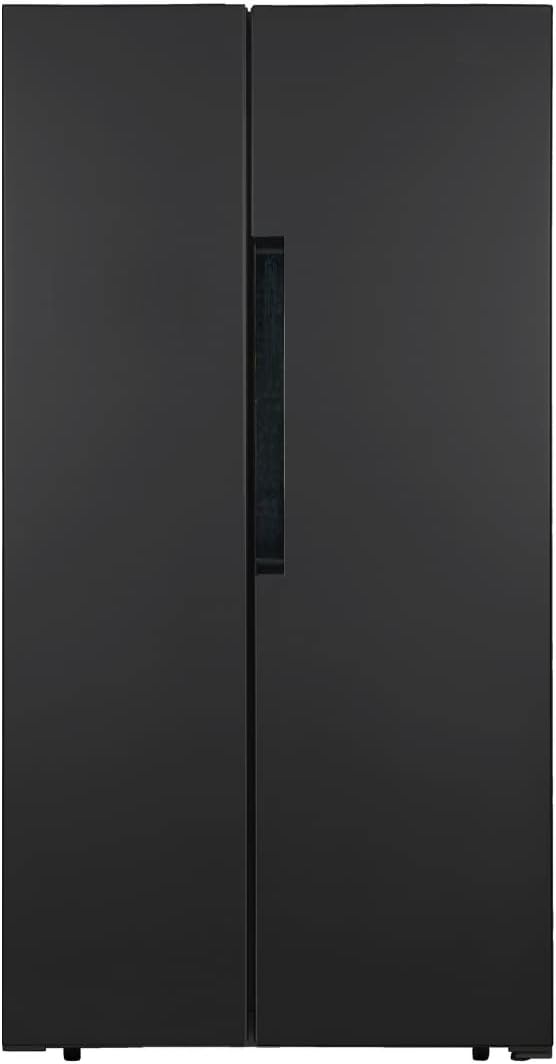 PKM Side-by-Side-Kühlschrank, 178x84 cm, 41 dB, 272 L, 173 L, Schwarz, Side-by-Side Kühl-Gefrierkombination mit Touch Bedienung