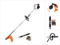 Stihl Rasentrimmer, 0,75 kW / 1PS, Weiß/Orange/Schwarz, FS 55 R Freischneider Motorsense 0, 75 kW/1, 0 PS mit Rundumgriff