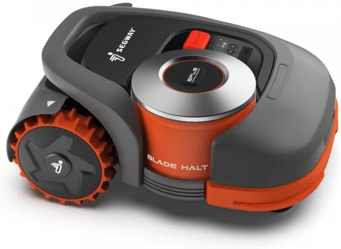 Segway Rasenmäher, Schwarz/Orange/Silber, Robot Navimow H1500E ohne Kabel GPS gesteuert