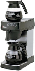 Bravilor Bonamat Kaffeemaschine, 2 x 1,5 Liter, Schwarz, F454 Novo, 430(H) x 205(W) x 340(D)mm