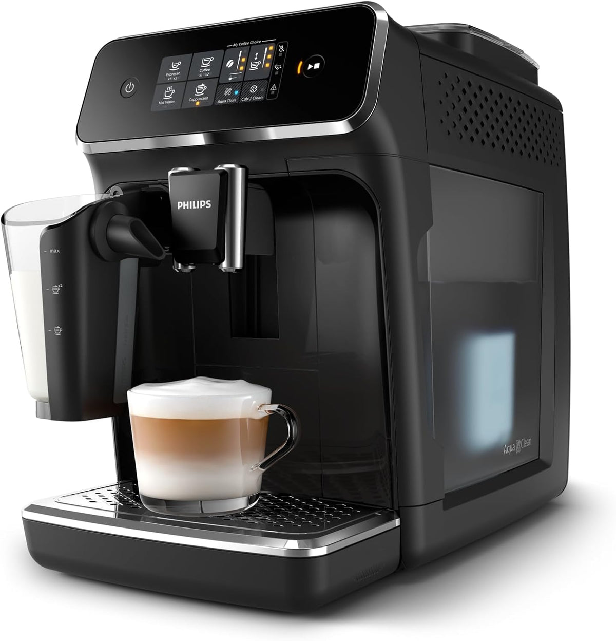 Philips Kaffeevollautomat, 37.1 x 24.6 x 43.4 cm, 1.8 Liter, Schwarz, Domestic Appliances 2200 Serie EP2231/40