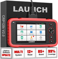 LAUNCH Monitor, Rot/Schwarz, CRP129i 2.0 OBD2 diagnosegerät 4 System KFZ Codeleser, 12+ Reset ABS/TPMS/Öl/EPB/SAS/BMS/AF/Injektor/Drosselklappe