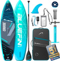 Bluefin SUP SUP-Board, Blau/Schwarz, Paddleboard, Cruise 10'8 aufblasbares Paddleboard, Premium- -Paket & Zubehör