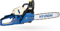HYUNDAI Kettensäge, 61.5 cm, 51 cm, Blau/Weiß, Benzin- CS6220G, /20' Schwert und Kette, Motorsäge, Motor, Benzinsäge