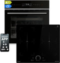KKT KOLBE Backofen, 60 cm, 59 cm, Schwarz, Autarkes Herdset: Einbau EB8319PHC + Induktionskochfeld, Pizzafunktion