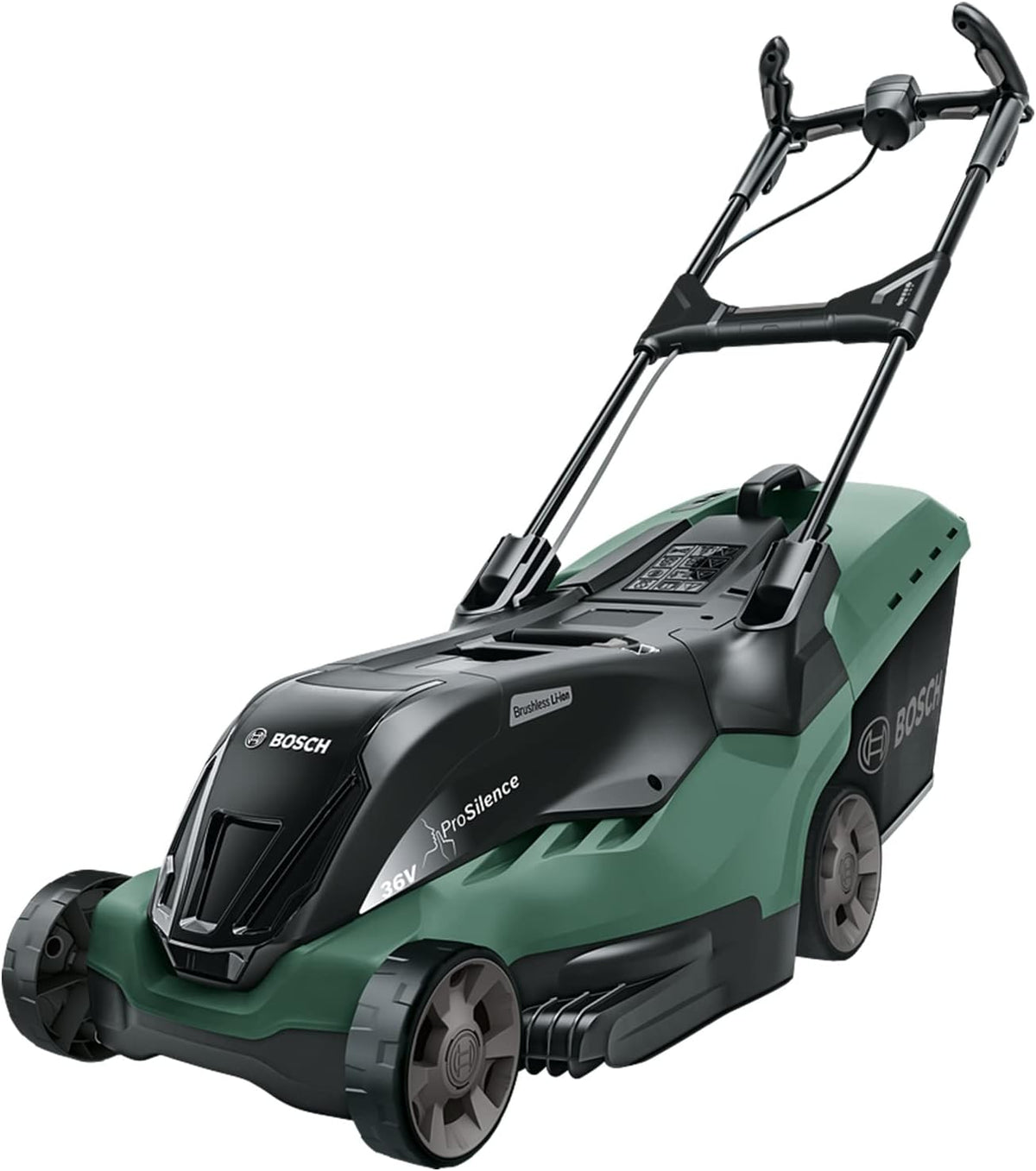 Bosch Rasenmäher, 44 cm, 750 m, grün/schwarz, Akku AdvancedRotak 36-750 (36 Volt, Ohne Akku, Schnittbreite:, Rasenflächen bis ²