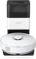 roborock Saugroboter, 2,5 L, Weiß, Q7 Max Plus mit Wischfunktion Absaugstation, 4200 Pa, LIDAR-Navigation, Automatischem Entleeren