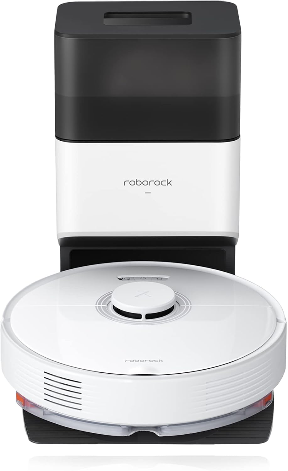 roborock Saugroboter, 2,5 L, Weiß, Q7 Max Plus mit Wischfunktion Absaugstation, 4200 Pa, LIDAR-Navigation, Automatischem Entleeren