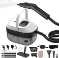 Sofa CFITANK, 1,6 L, Schwarz/Weiß, Dampfreiniger Mit 3 Stufig Verstellbarer Griff, Transportwagens, Wassertank, 15 Sekunden Aufheizzeit