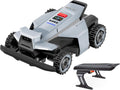 NAVIMOW Mähroboter, 95 mm, Grau/Schwarz, Segway X420 mit Garage X, für 2000 ㎡, Zero-Turn AWD für 84% Steigungen