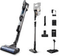 Philips Nass- & Trockensauger, schwarz/grau, 9000 Series AquaTrio Schnurloser Nass & Trockensauger -, entfernt Staub