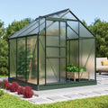 Vitavia Gewächshaus, 3,8 m, 4 mm, Grün, Comet 3800', smaragd, Wetterfestes & stabiles Treibhaus, Robust & langlebig