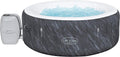 Bestway Aufblasbare Pools, 180 x 66 cm, schwarz/weiß, LAY-Z-SPA WLAN-Whirlpool Boracay AirJet Ø, r