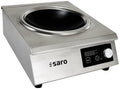 Saro Kochfeld, Silber/Schwarz, Induktions für Wok Modell GIULIA