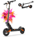 JOYOR E-Scooter, 150 kg, Schwarz/Orange, E Roller S/F-Serie, Scooter Reichweite von 40-100 km, Tragkraft Einzel/Doppelmotoren