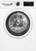 Bosch Waschtrockner, 9 kg, 5 kg, Weiß, WNA13441 Serie 4, Waschen & Trocknen, 1400 UpM, clevere Dampfbehandlung