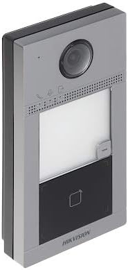 Hikvision Gegensprechanlagen, Silber/Schwarz, DS-KV8113-WME1(B), professionelle Objektsicherheit