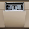 Bauknecht Geschirrspüler, 60 cm, Beige/Silber, BK4IB14BN7LA0S Vollintegrierbarer / /ActiveDry, automatisches