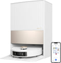 dreame Saugroboter, Weiß/Gold, L20 Ultra Roboter Staubsauger mit MopExtend-Technologie, Moppentfernung, anheben der Wischmopps