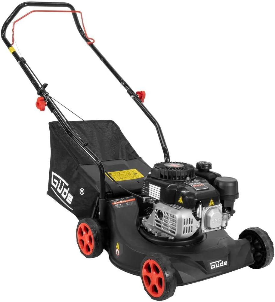 Güde Rasenmäher, 410 mm, Schwarz/Rot, 95441 ECO Wheeler 412.1 P (4-Takt Power-Engine Motor, 45 (kW/PS), Schnittbreite )