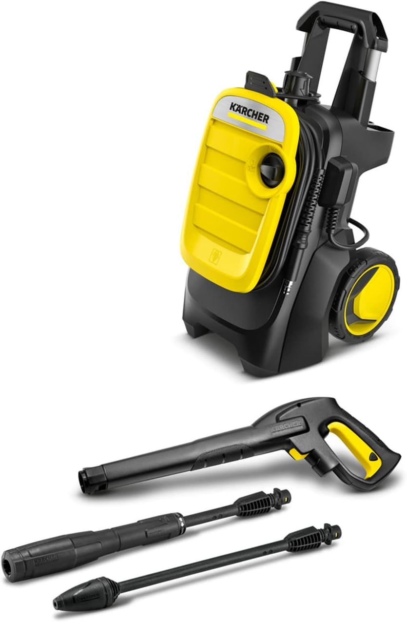 Karcher Hochdruckreiniger, 145 bar, 500 l, 12 kg, 40 m, Gelb/Schwarz, Kärcher K 5 Compact, Druck: max., Durchfluss: max. /h