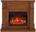 ArtiFlame Elektrokamin, 1800 W, Eiche, Toscana AF23BS, Elektrischer Standkamin mit Heizung, realistischer 3D-Flammeneffekt