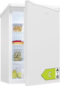 Bomann Kühlschrank, 85 cm, 35 dB, 126 L, Weiß, ® ohne Gefrierfach, Energieklasse C, 5 Jahre Kompressor-Garantie, kle