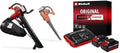 Einhell Laubsauger, 4,0 Ah, 225 m, 18 V, 45 L, Schwarz/Rot/Orange, Akku- GE-CL 36/230 Li E Power X-Change (Li-Ion