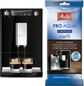 Melitta Kaffeevollautomat, 15 Bar, Schwarz/Silber, Caffeo Solo E950-101 Schlanker mit Vorbrühfunktion/, 1 Patrone