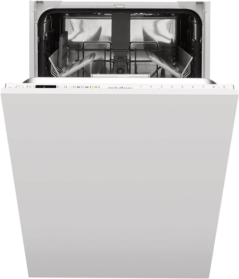 Privileg Geschirrspüler, 45 cm, Weiß, RSIO 3T224 E Vollintegrierbarer / Push&Go / eXtra Programm