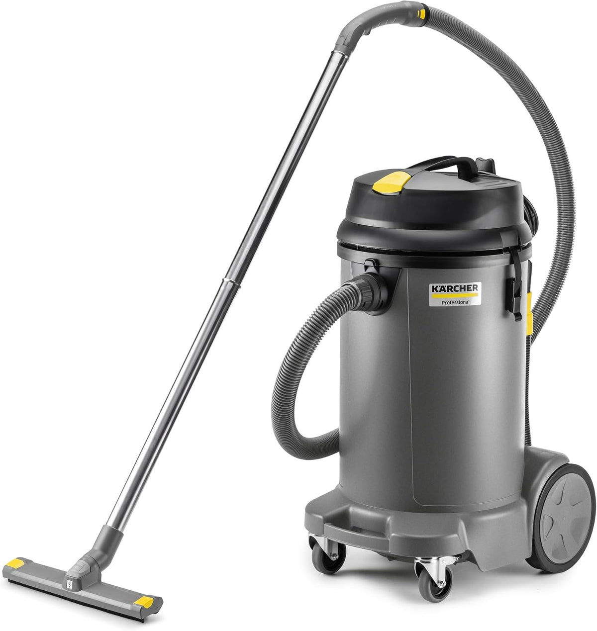 Karcher Nass- & Trockensauger, 1380 W, 360 mm, 2,5 m, 48 l, Grau/Schwarz/Gelb