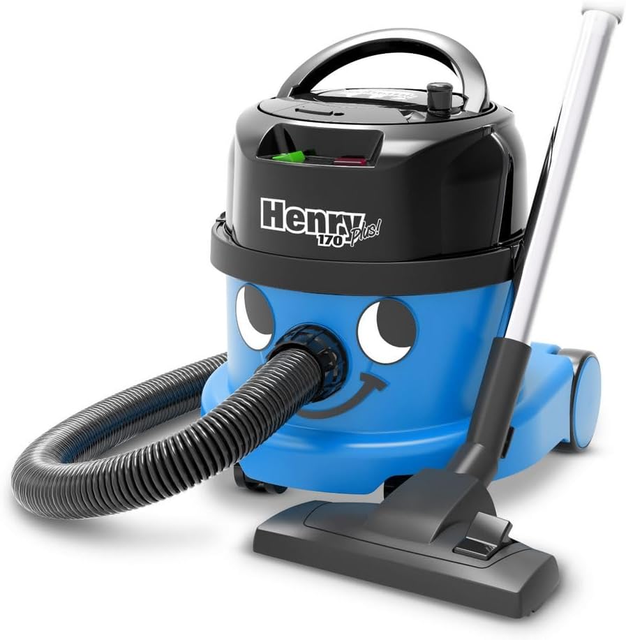 Numatic Staubsauger, Blau/Schwarz, Trockensauger Henry 170 Plus, inklusive Zubehörset