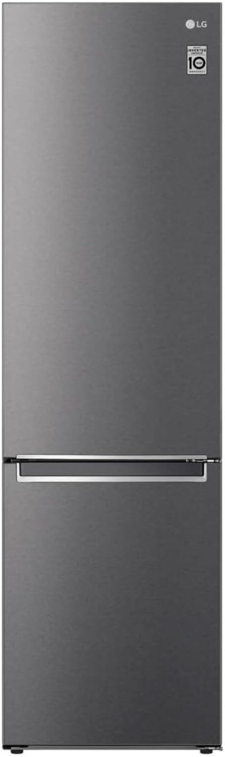 LG Kühlschrank, 59,5 x 203 x 67,5 cm, 384 L, Dunkelgrau, GBP62DSNCN1, Klasse C, Kühl-/ Gefrierkombination, Frische Features
