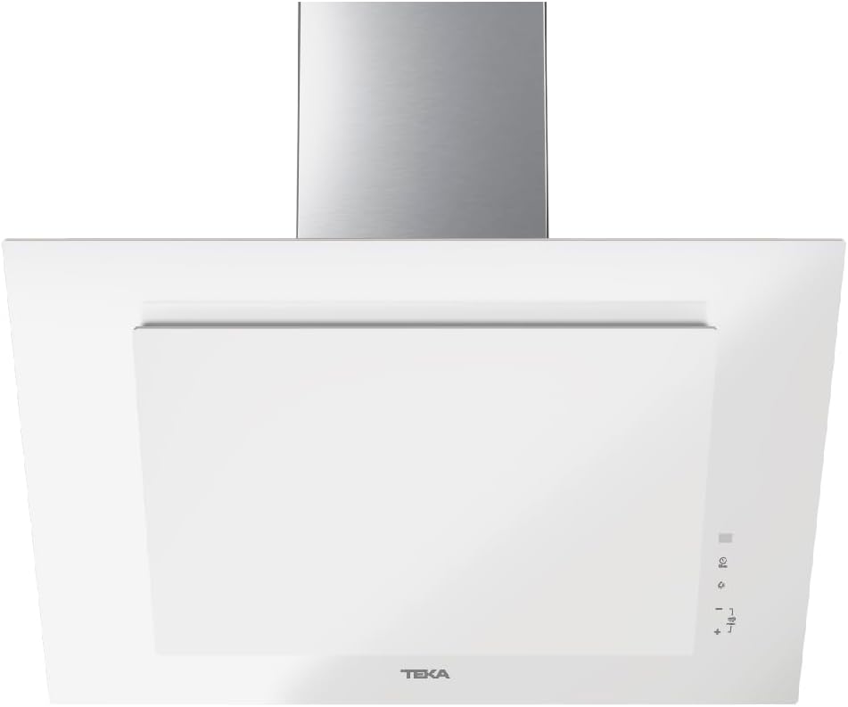 Teka Dunstabzugshaube, 70 cm, Weiß/Silber, Dekorative, A+++, FreshAir-Funktion, Randabsaugung, 3 Geschwindigkeiten + Intensiv