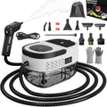 Goyappin Staubsauger, Weiß/Schwarz, weißer Dampfreiniger 1600ml TC-SC-08